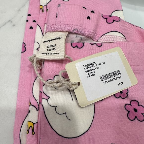 NWT Meyadey Pink Swan Queen Leggings - Picture 5 of 5